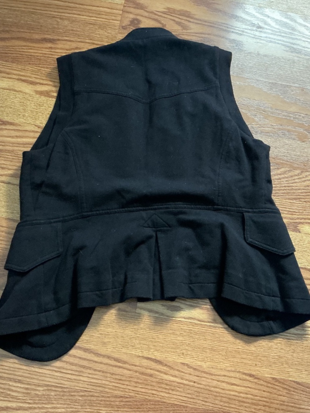 I.N.C Black Knit Military Style Vest Size L - Picture 4 of 5